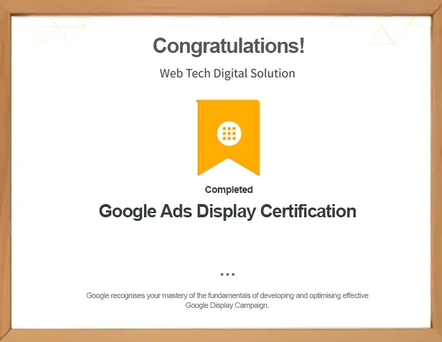 Google Ads Certificate