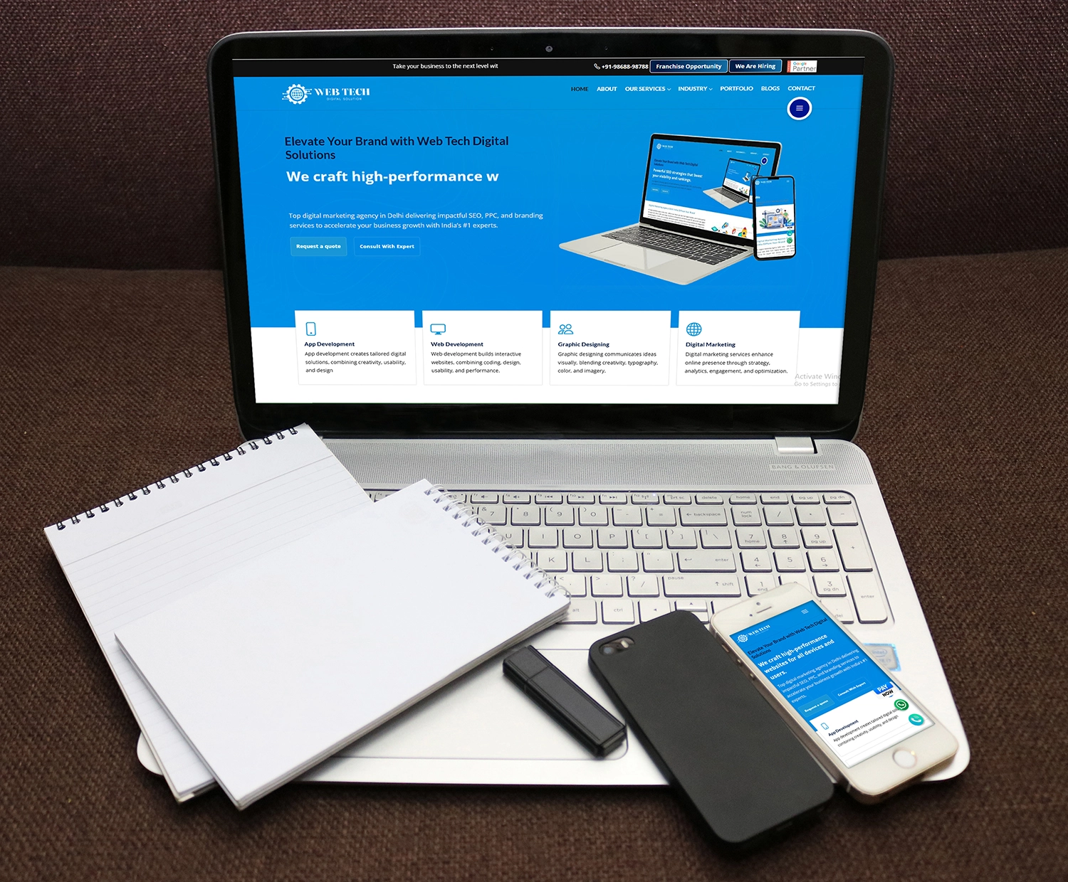 web tech digital solution portfolio